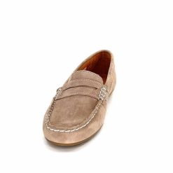 Ivoire0209b Ivoire 11163 Daim Taupe Mocassins