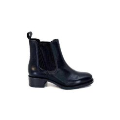 We Do Ivoire 99763 Cuir Noir Bottines