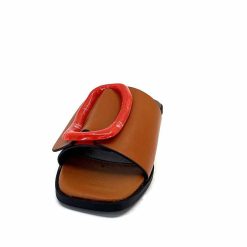 noa harmon Noa Harmon 9679M07 Cuir Marron Orange Mules