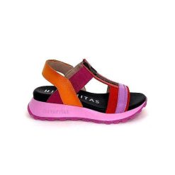 Hispanitas Hispanitas Chv 243308 Cuir Rouge Orange Fuschia Plateformes