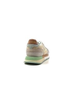 No Name No Name Mia Jogger Daim Textile Beige Pastel Vert Baskets