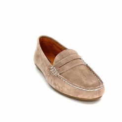 Ivoire0209b Ivoire 11163 Daim Taupe Mocassins