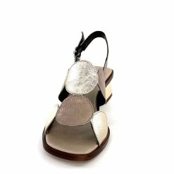 plumers Ivoire 3818 464 Cuir Metallique Platino Bronze Sandales