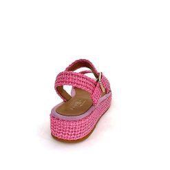 Ivoire0467a Fiorina S148 J738 Raffia Rose Plateformes