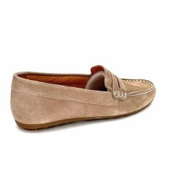 Ivoire0209b Ivoire 11163 Daim Taupe Mocassins