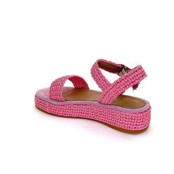 Ivoire0467a Fiorina S148 J738 Raffia Rose Plateformes