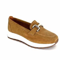 Ivoire0209b Ivoire 12875 Daim Taupe Mocassins