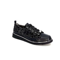 XSA Xsa 8010 Psiche Cuir & Daim Noir Baskets