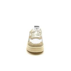 Victoria Victoria 12571119 Cuir Blanc Daim Beige Baskets