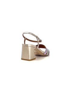 angel alarcon Angel Alarcon 23042 Cuir Metal Champagne Sandales