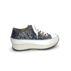 Muratti Rosemetal H0842 Frasseto Textile Bleu Blanc Baskets