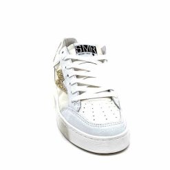 Semerdjian Semerdjian Smr Noubar 11464 Cuir Blanc Glitter Or Baskets