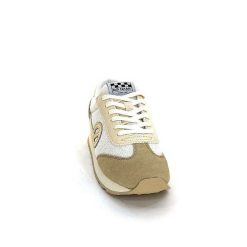 No Name No Name City Run Jogger W Daim Beige Textile Blanc Baskets