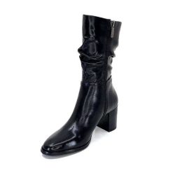 Regarde Le Ciel Regarde Le Ciel Johan 11 Cuir Noir Bottines