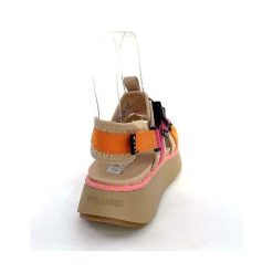 Steve Madden Steve Madden Decorum Textile Rose Orange Beige Plateformes