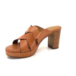 Ivoire0399a Ivoire 6080 Cuir Cuoio Mules