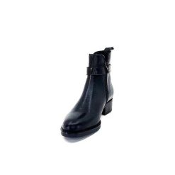 We Do Ivoire 99766 Cuir Noir Bottines