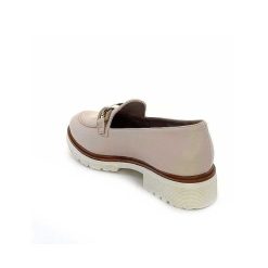 Ivoire0130a Ivoire 8B5118 Cuir Creme Mocassins