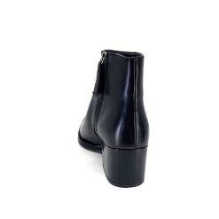 Ivoire0104a Ivoire 46105 Cuir Noir Bottines