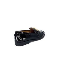 Ivoire0317a Ivoire 2200127-1301 Cuir Vernis Noir Mocassins