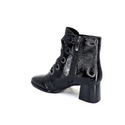 Regarde Le Ciel Regarde Le Ciel Ines 65 Cuir Vernis Noir Bottines