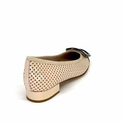 Ivoire0532 Ivoire L1133 For Cuir Vernis Beige Noir Ballerines