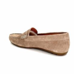 Ivoire0209b Ivoire 11163 Daim Taupe Mocassins