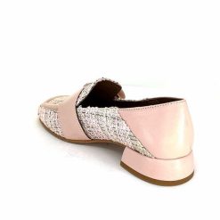 Philippe Morvan Philippe Morvan 5030 Pm01 Cuir & Textile Rose Mocassins