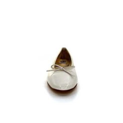 l'arianna L'Arianna 1705 Cuir Vernis Creme Ballerines