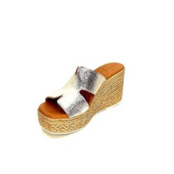 oh my sandals - innova footwear Ivoire 5458 Cuir Or Mules