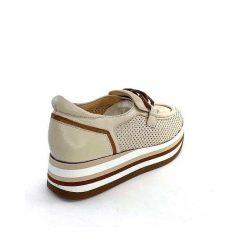 Softwaves Softwaves 7.7856-85 Cuir Daim Beige Marron Mocassins