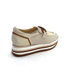 Softwaves Softwaves 7.7856-85 Cuir Daim Beige Marron Mocassins