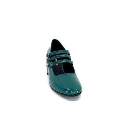 Halmanera Halmanera Bart 03 Cuir Vernis Vert Selva Ballerines