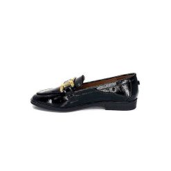 Ivoire0317a Ivoire 2200127-1301 Cuir Vernis Noir Mocassins