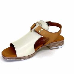 Paula Urban Paula Urban 9661 Cuir Off Camel Sandales