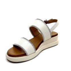 Inuovo Inuovo 95005 Cuir Creme Plateformes