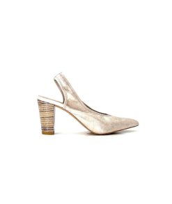 qootum- modascoop Qootum 13940 Luna Cuir Beige Escarpins