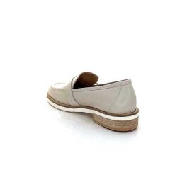 Ivoire0347b Ivoire K557 Cuir Creme Mocassins