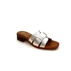 oh my sandals - innova footwear Ivoire 5343 Cuir Or Mules