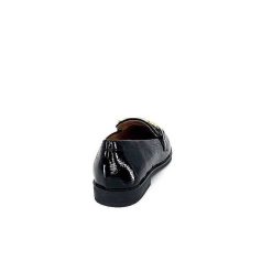 Ivoire0317a Ivoire 2200127-1301 Cuir Vernis Noir Mocassins