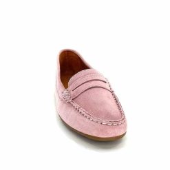 Ivoire0209b Ivoire 11163 Daim Rose Mocassins