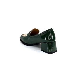 noa harmon Noa Harmon 9581-M01 Ben Cuir Vernis Vert Mocassins