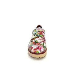 Ivoire0036a Ivoire Cv5608 Cuir Imprime Multicolore Mocassins