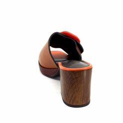 noa harmon Noa Harmon 9678M07 Cuir Multi Marron Orange Mules