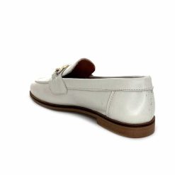 Ivoire0209b Ivoire 12779 Cuir Beige Creme Mocassins