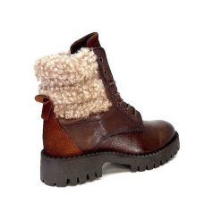 Ivoire0460a Ivoire Viyan Cuir Marron Bottines