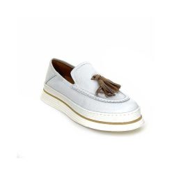 XSA Xsa 9863 Cuir Bianco Mocassins