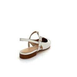 Ivoire0347b Ivoire Ch788 Cuir Creme Ballerines