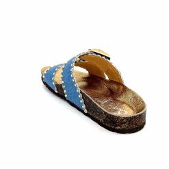 ciucani enrico Semerdjian Arona Textile Bleu Jeans Mules