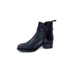 We Do Ivoire 99766 Cuir Noir Bottines